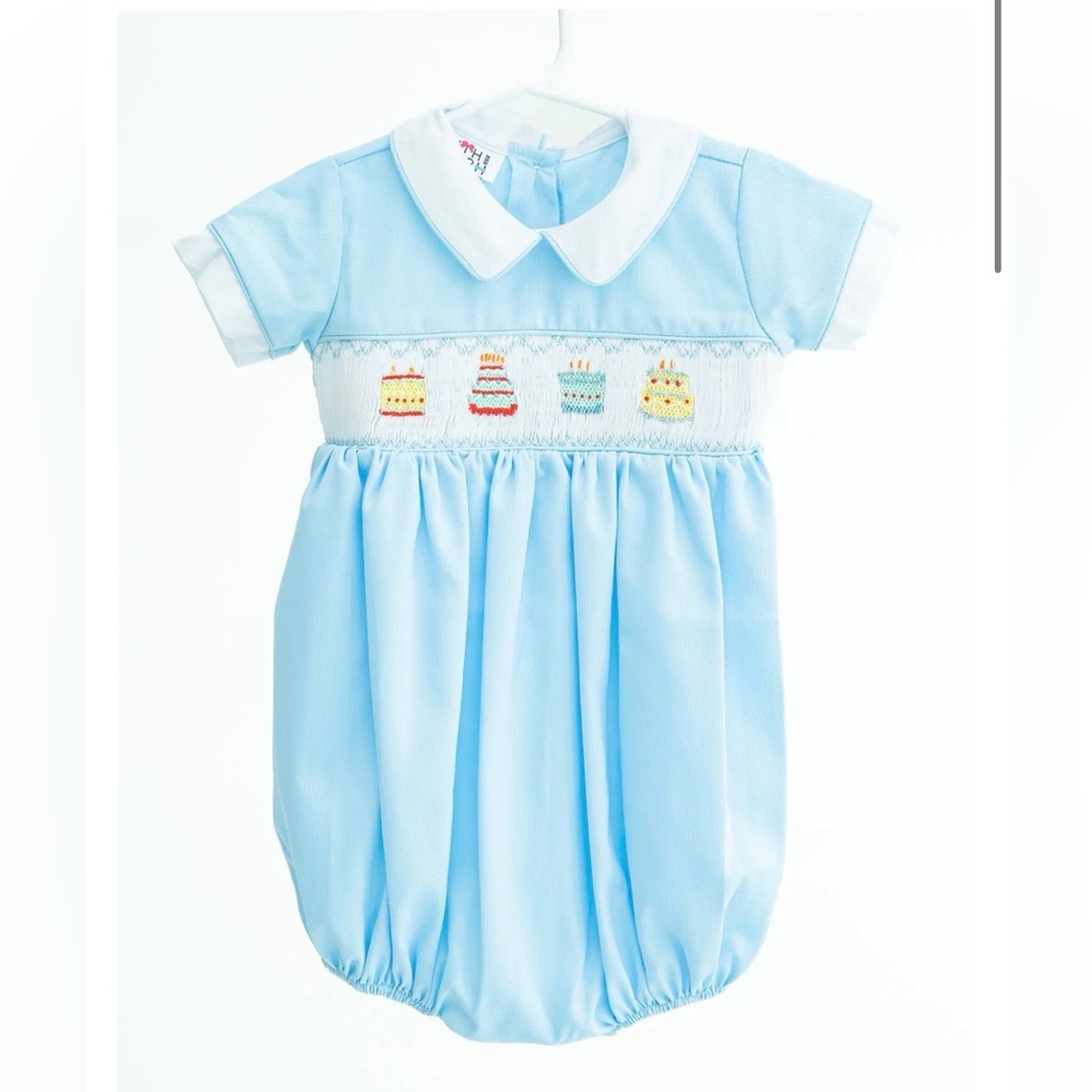 Ruth and Ralph Smocked Baby Bubble